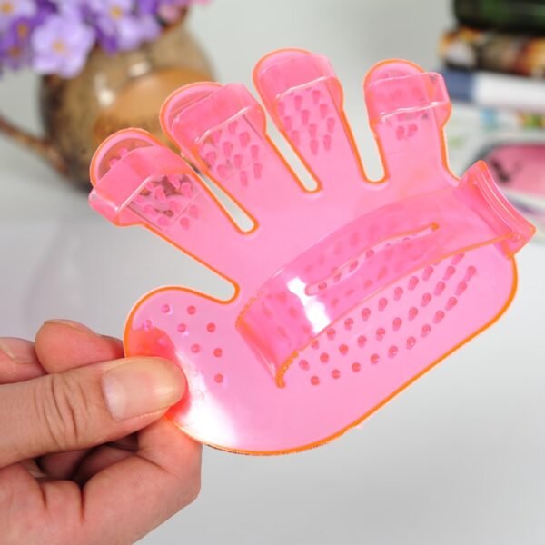 Pink Pet Grooming Glove - Image 7