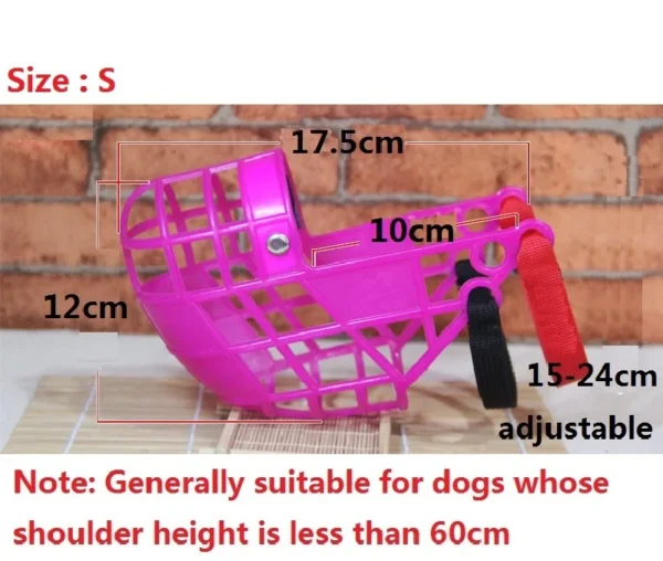 Pet Dog Muzzle Breathable Basket - Image 3