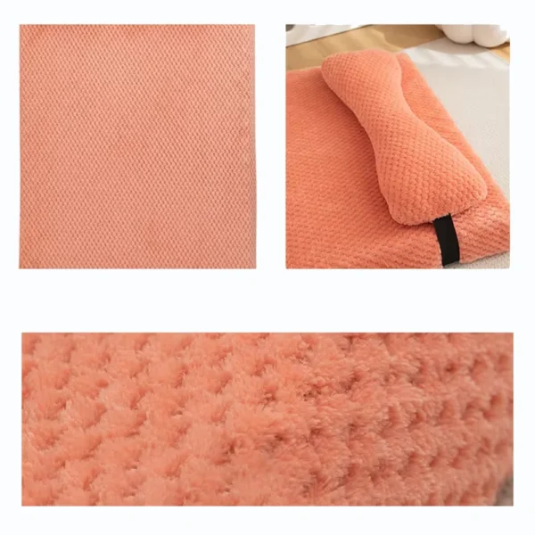 Warm Calming Dog Bed with Pillow Fluffy - Image 2