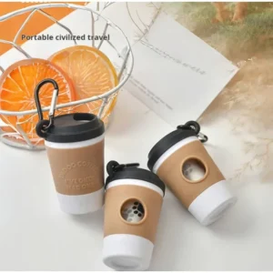 Portable Pet Poop Trash Can Dispenser