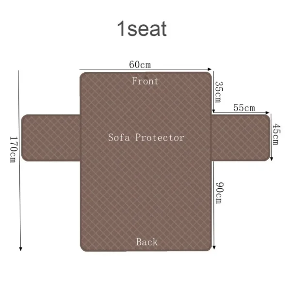 Waterproof Sofa Cover Quilted Anti-wear C - Image 5