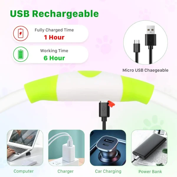 Rechargeable Safety LED Dog Collar Rechargeable - Image 3
