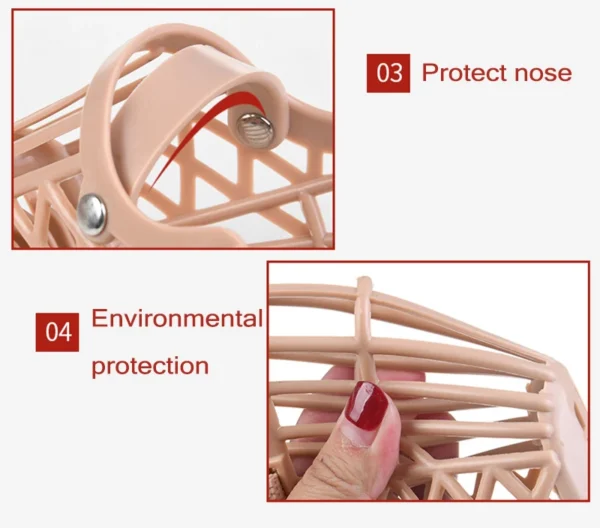 Anti Biting Dog Basket Muzzles - Image 3